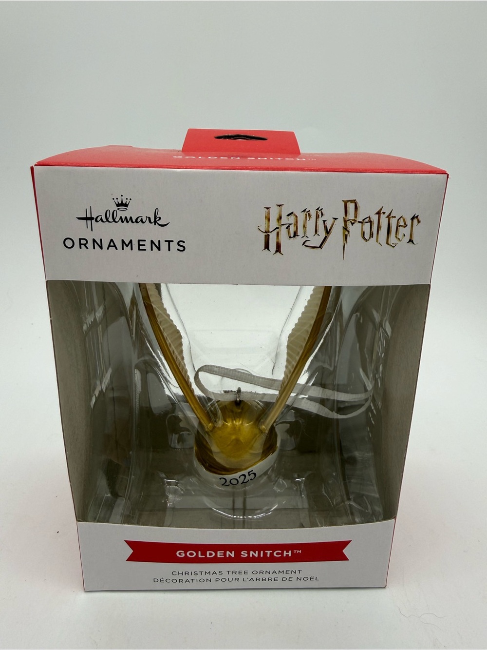 Hallmark 2025 Harry Potter Golden Snitch Quidditch Christmas Ornament New Wizard